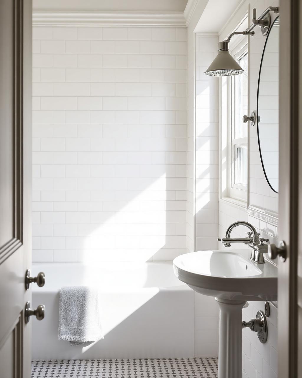 Spotless bright bathroom